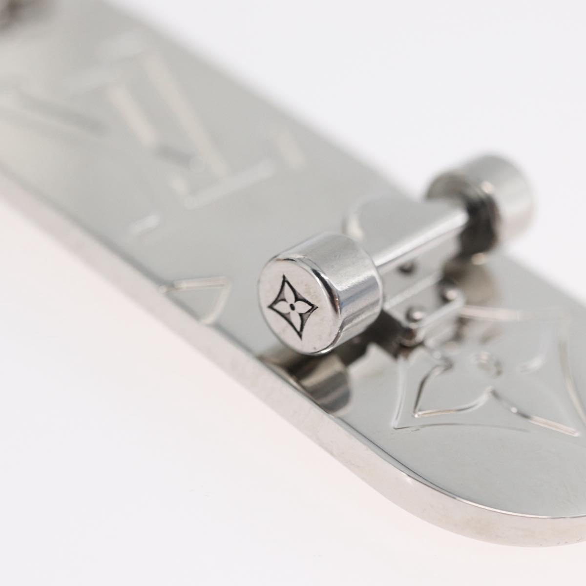 LOUIS VUITTON Porte Cres Skate Board Charm metal Beige MP3135 LV Auth 168052M