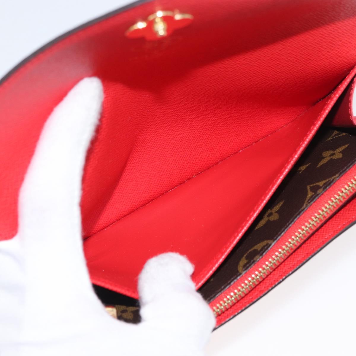 LOUIS VUITTON Monogram Vivienne Portefeuille Sarah Wallet M12207 Auth 168055SM
