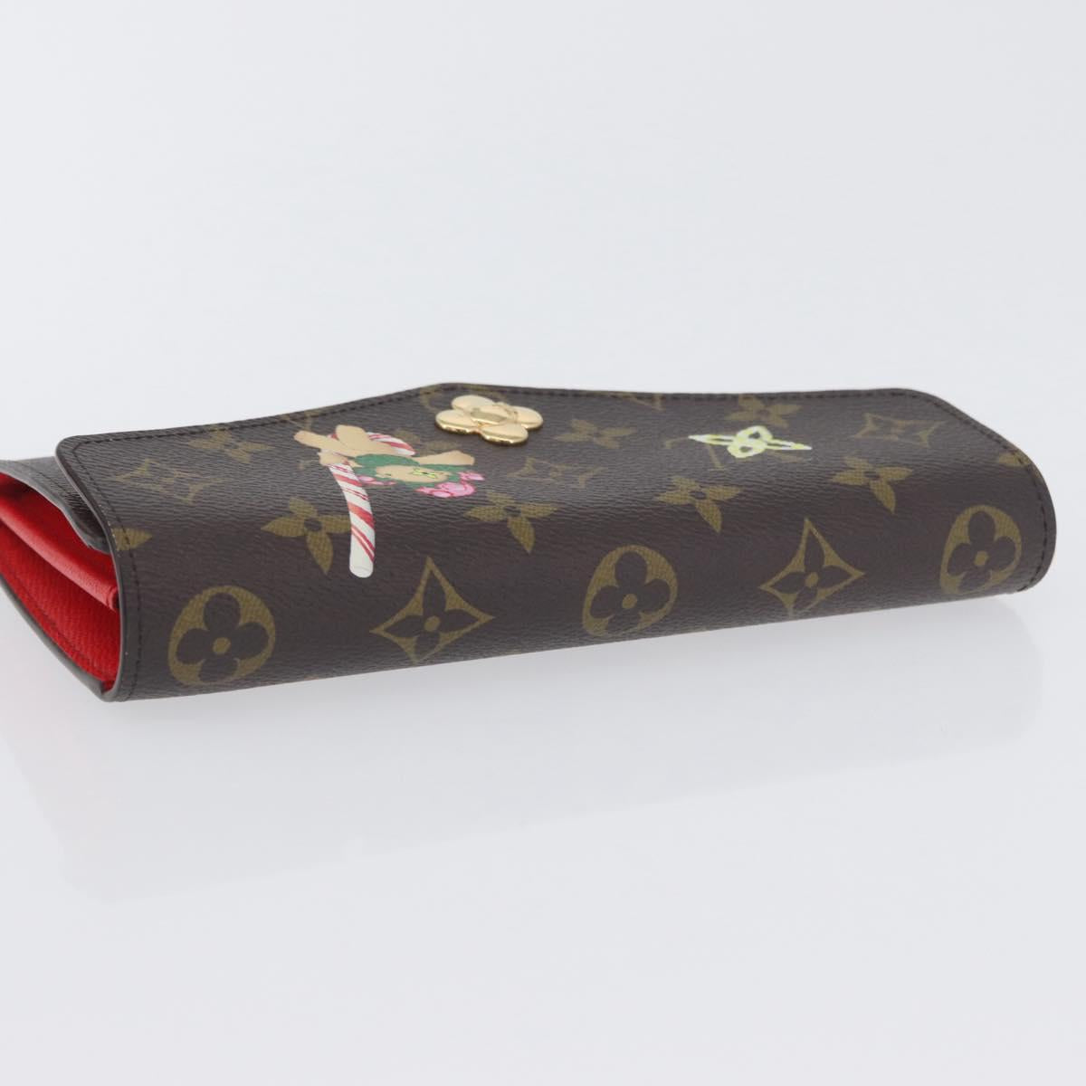 LOUIS VUITTON Monogram Vivienne Portefeuille Sarah Wallet M12207 Auth 168055SM