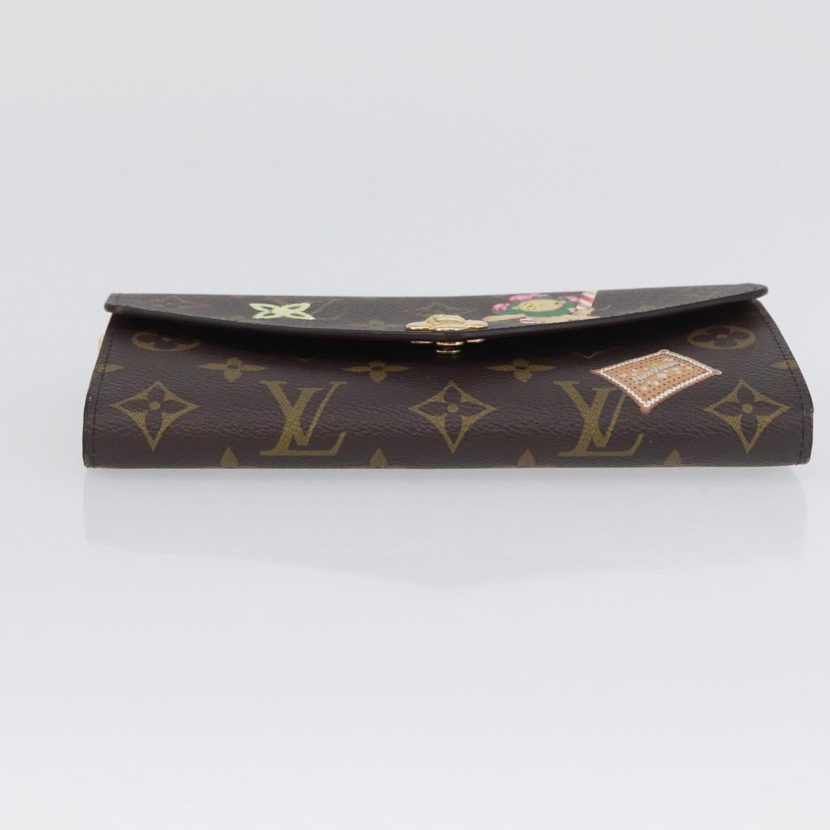 LOUIS VUITTON Monogram Vivienne Portefeuille Sarah Wallet M12207 Auth 168055SM