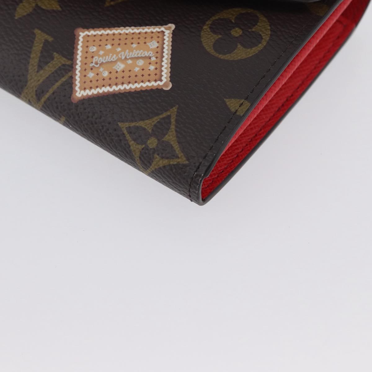 LOUIS VUITTON Monogram Vivienne Portefeuille Sarah Wallet M12207 Auth 168055SM