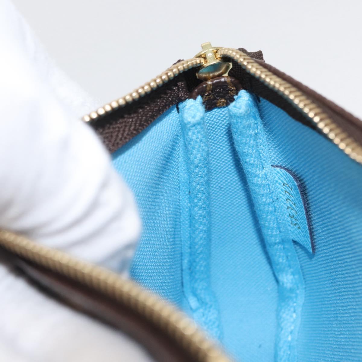 LOUIS VUITTON Monogram Vivienne Mini Pochette Accessoires M81637 Auth 168069SM