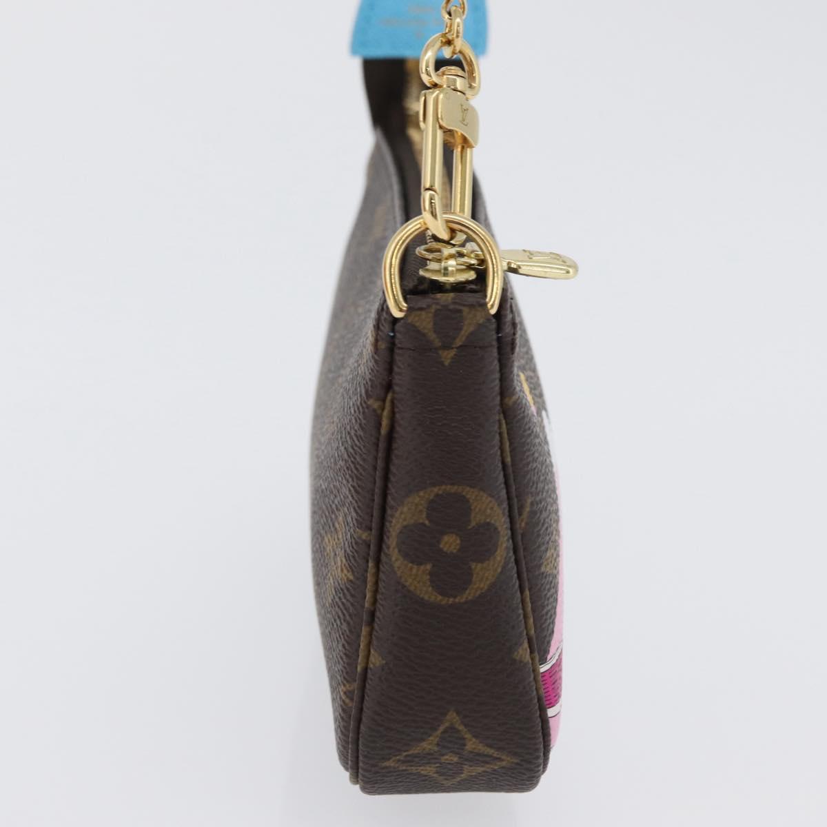 LOUIS VUITTON Monogram Vivienne Mini Pochette Accessoires M81637 Auth 168069SM