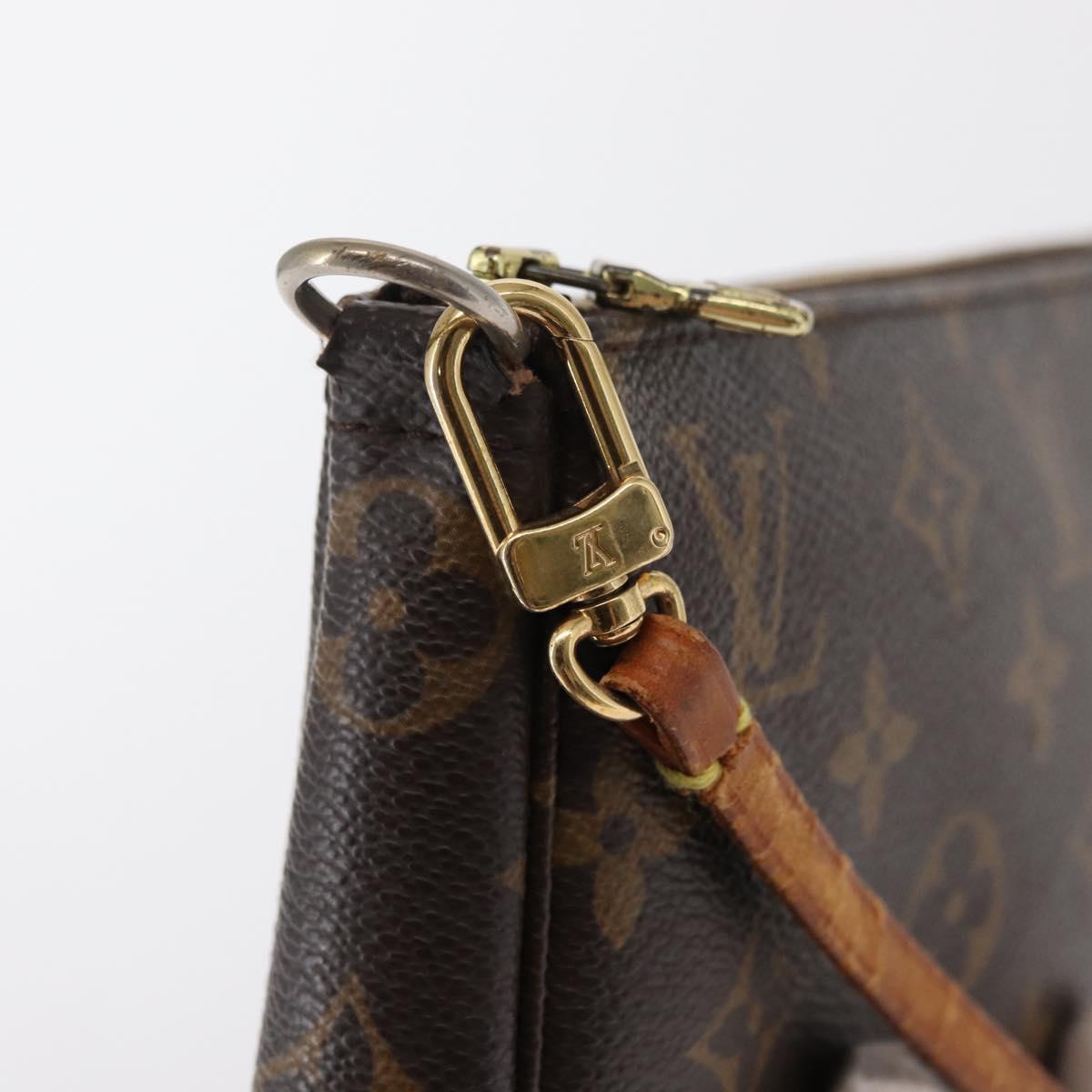 LOUIS VUITTON Monogram Pochette Accessoires Pouch M51980 LV Auth 168075