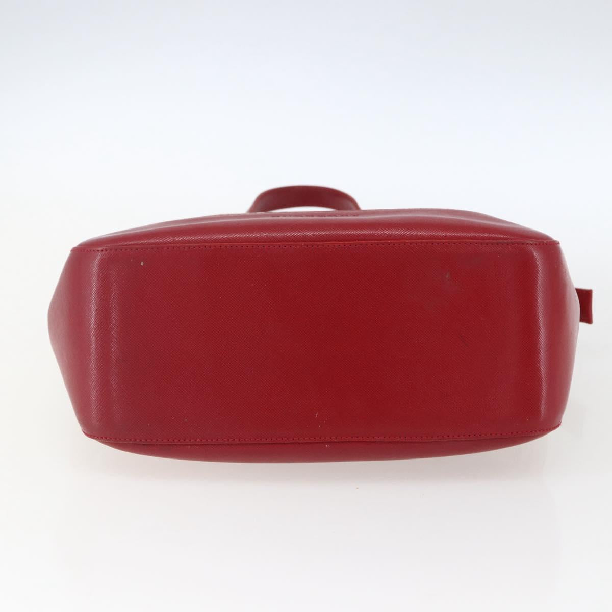 BURBERRY Nova Check Hand Bag Canvas Beige Gold Auth 168091