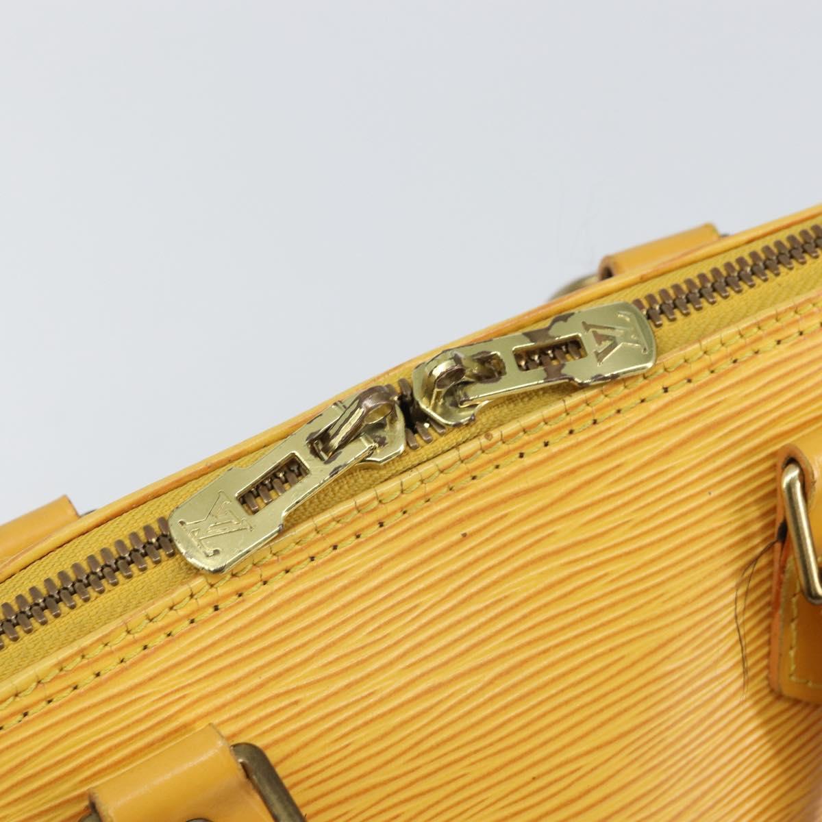 LOUIS VUITTON Epi Alma Hand Bag Yellow M52149 LV Auth 168111