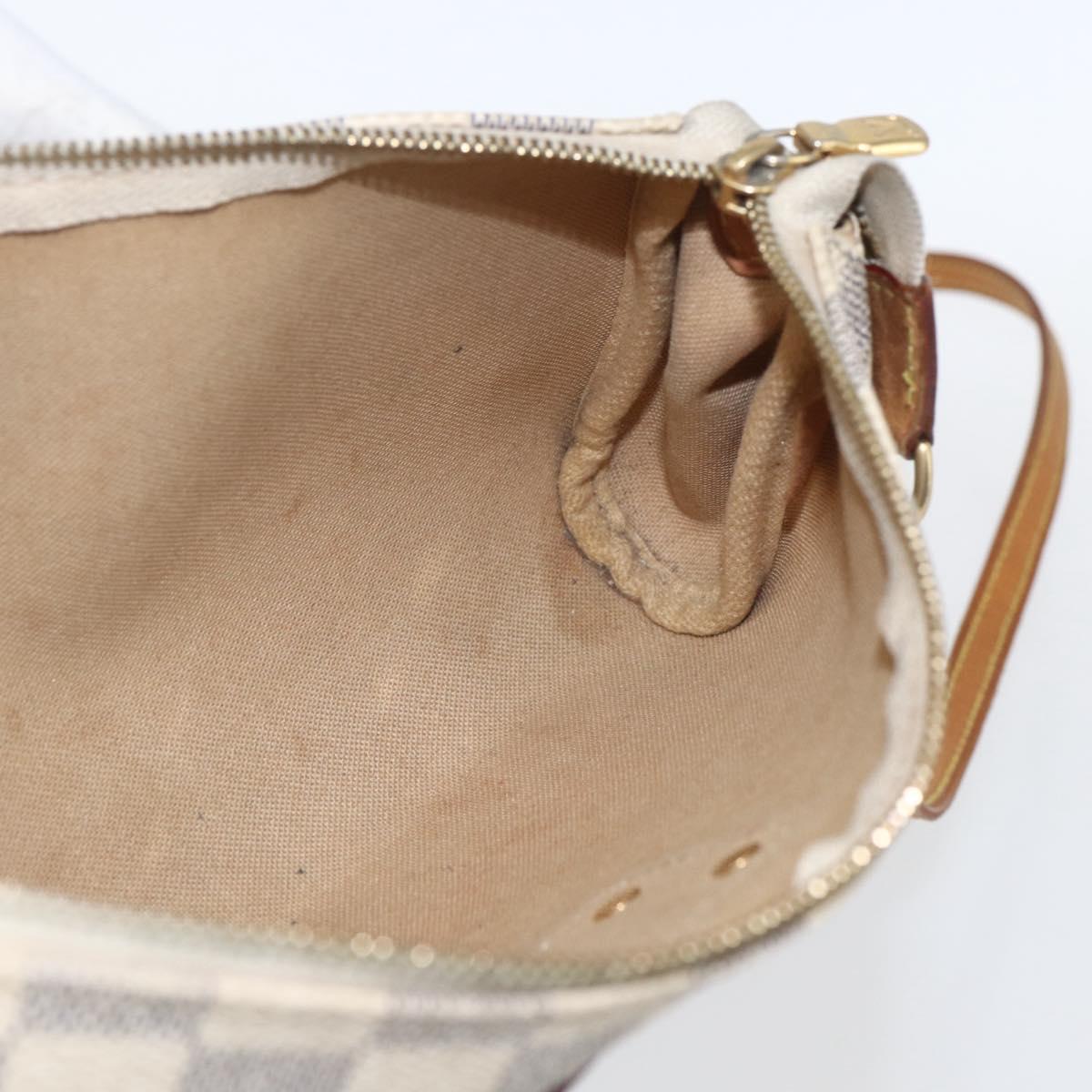 LOUIS VUITTON Damier Azur Eva Shoulder Bag 2way N55214 LV Auth 168124