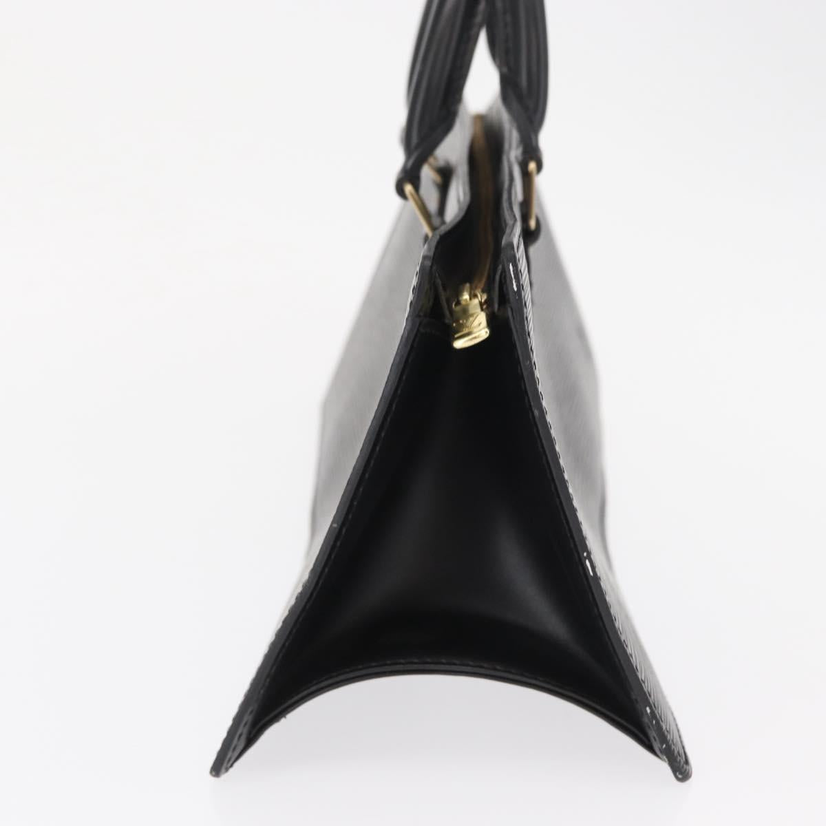 LOUIS VUITTON Epi Sac Triangle Hand Bag Black M52092 LV Auth 168130
