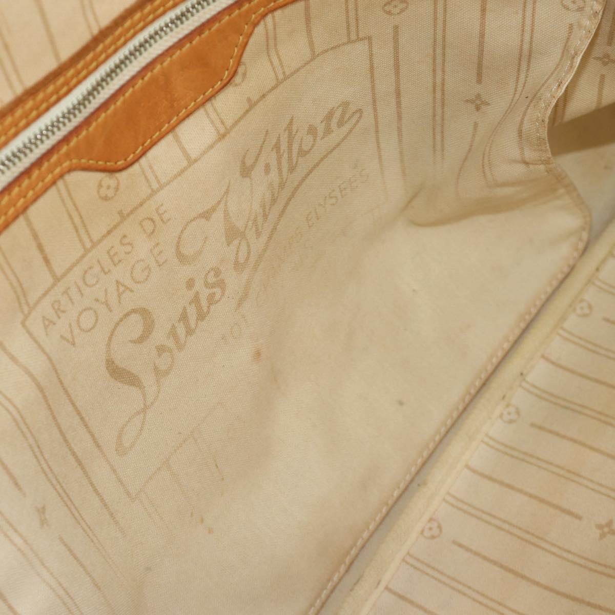 LOUIS VUITTON Damier Azur Neverfull GM Tote Bag N41360 LV Auth 168134