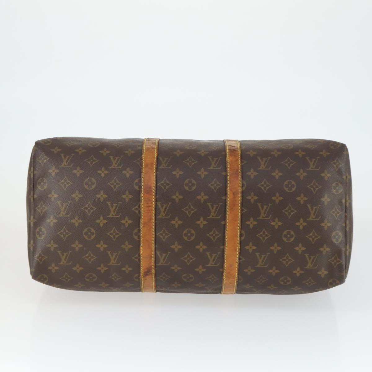 LOUIS VUITTON Monogram Keepall 50 Boston Bag M41426 LV Auth 168137