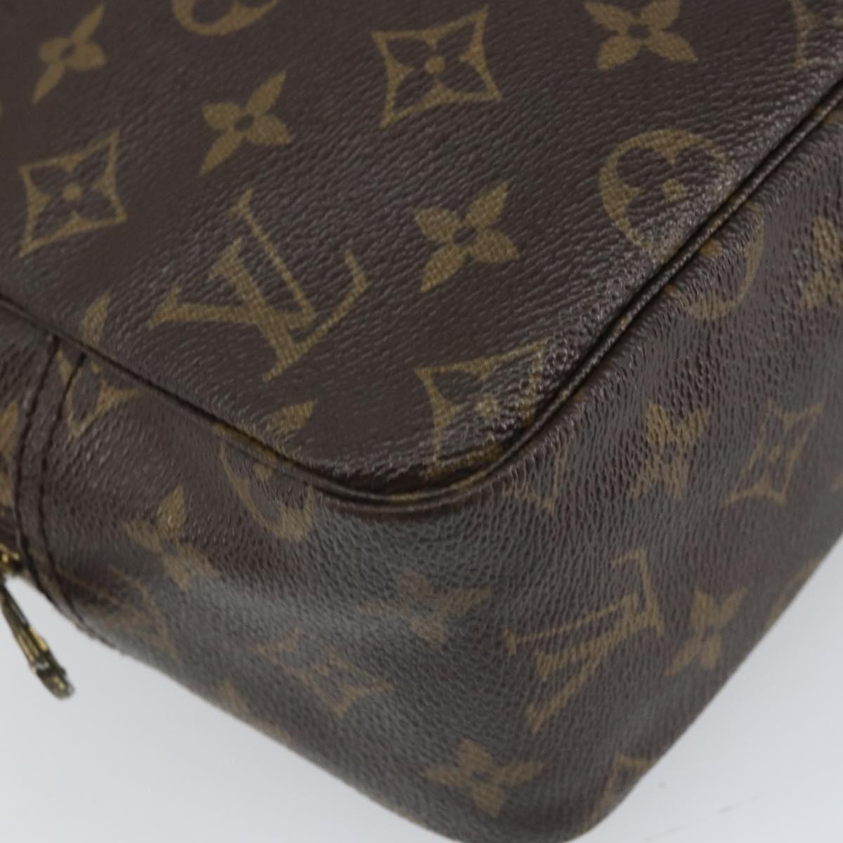 LOUIS VUITTON Monogram Trousse Toilette 28 Clutch Bag M47522 LV Auth 168157