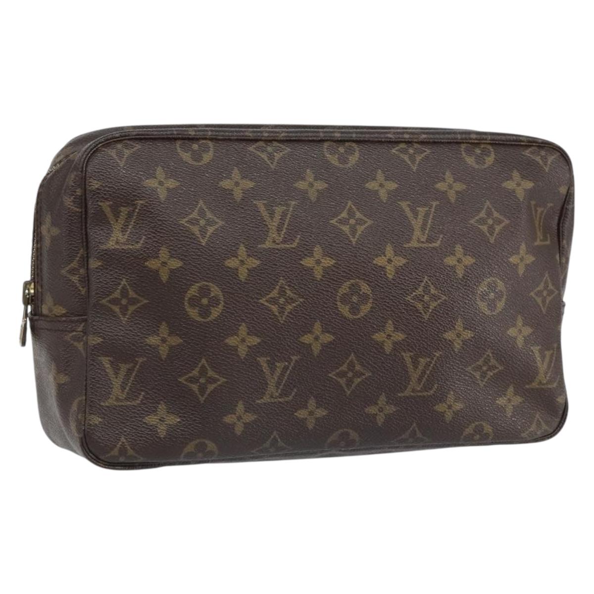 LOUIS VUITTON Monogram Trousse Toilette 28 Clutch Bag M47522 LV Auth 168157