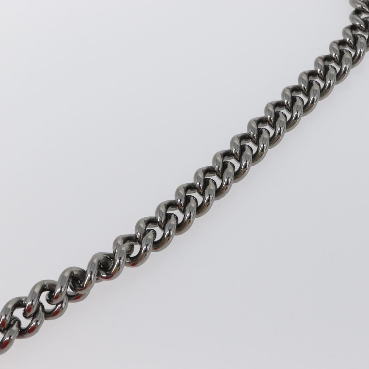 CHANEL Chain Matelasse Shoulder Bag Canvas Multicolor Silver CC Auth 168180SAM