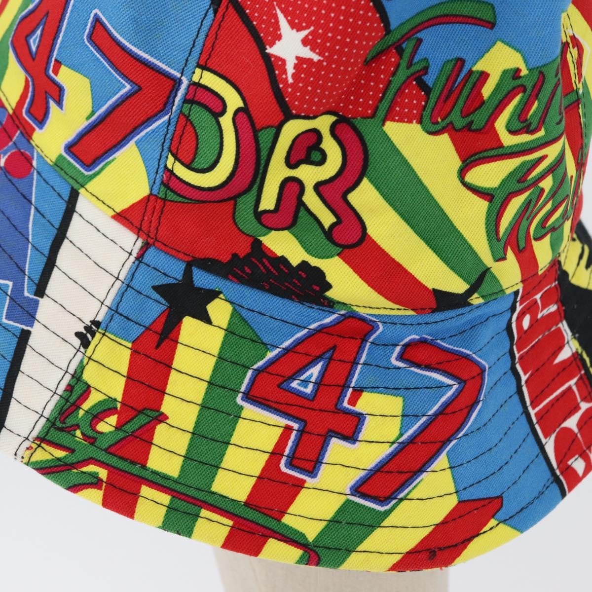 Christian Dior Hat Canvas Multicolor Auth 168182SAM