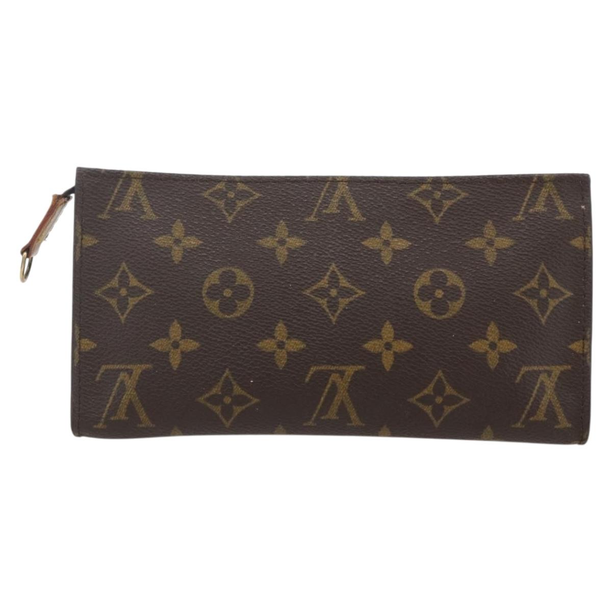 LOUIS VUITTON Monogram Bucket GM Accessory Pouch LV Auth 168188