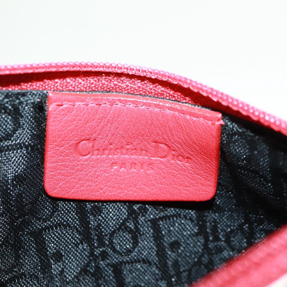 Christian Dior Hardcore Saddle pouch Pouch Canvas White Silver Auth 168201V