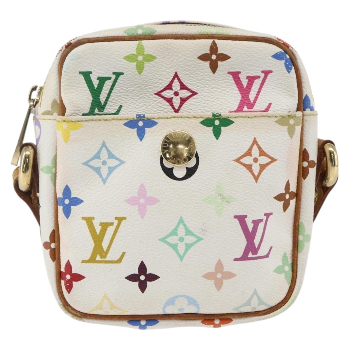 LOUIS VUITTON Monogram Multicolor Lift Shoulder Bag White M40055 LV Auth 168205