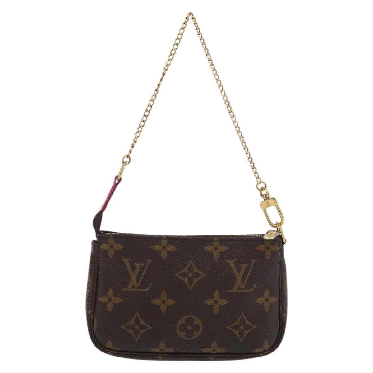 LOUIS VUITTON Monogram Vivienne Mini Pochette Accessoires M69752 Auth 168215SAM