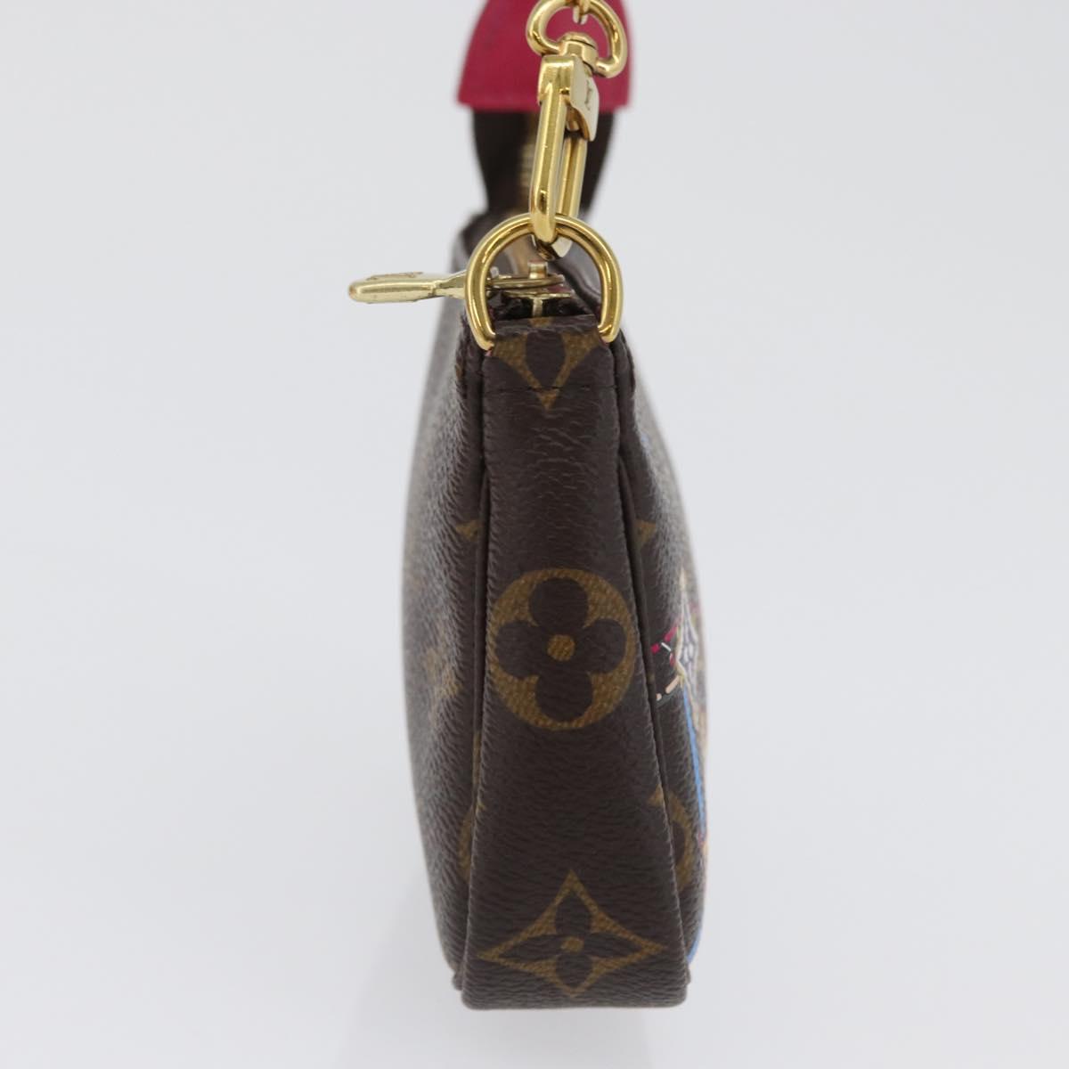 LOUIS VUITTON Monogram Vivienne Mini Pochette Accessoires M69752 Auth 168215SAM