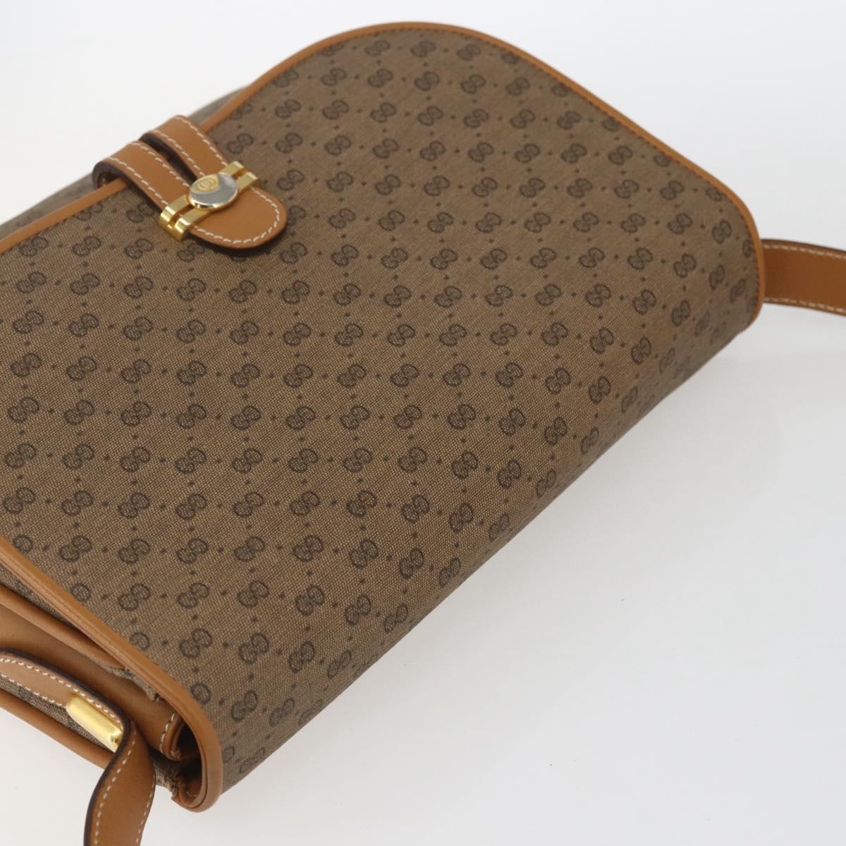 GUCCI Micro GG Supreme Shoulder Bag PVC Beige Gold 001 406 1780 Auth 168242
