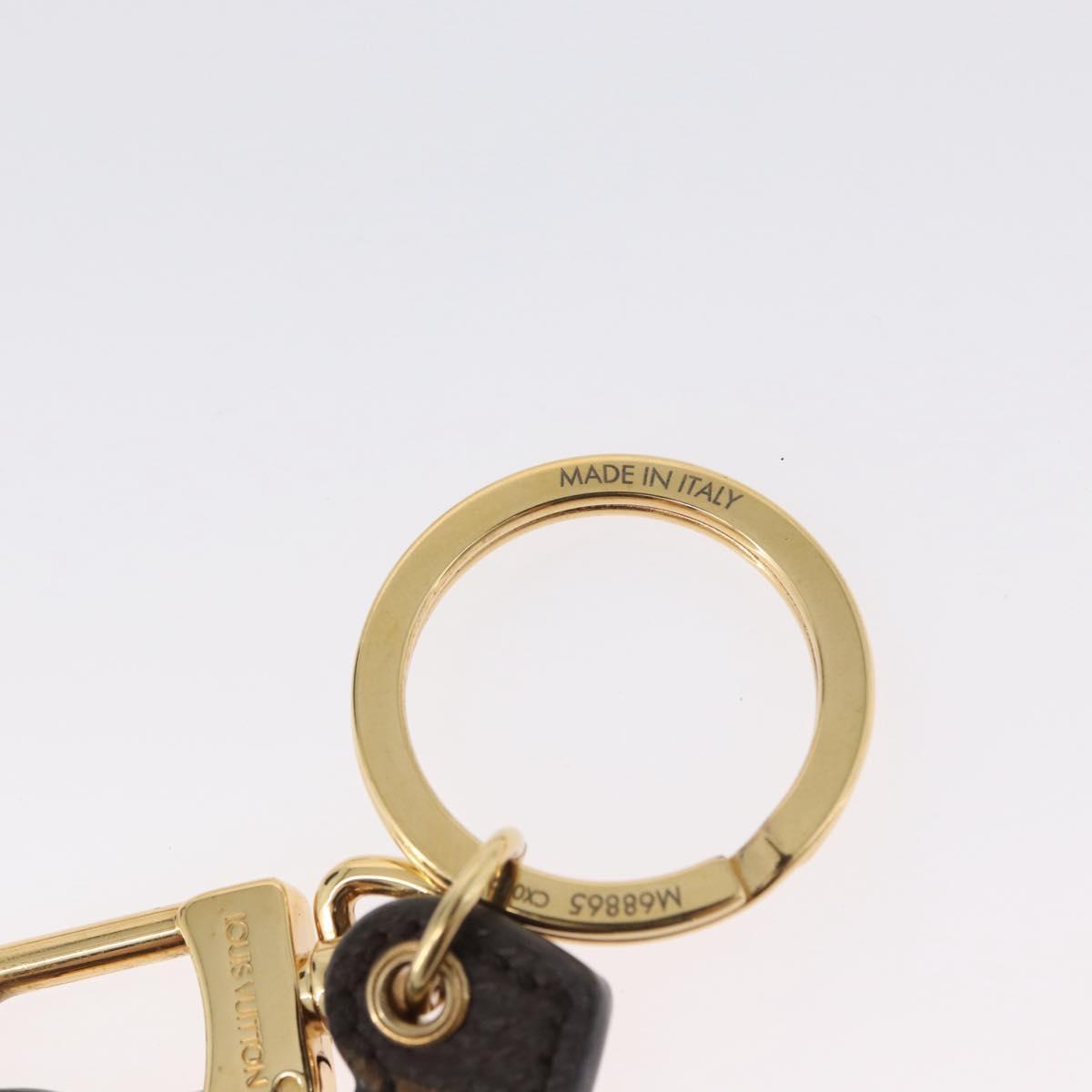 LOUIS VUITTON Monogram Millionaire Charm Gold M68865 LV Auth 168250M