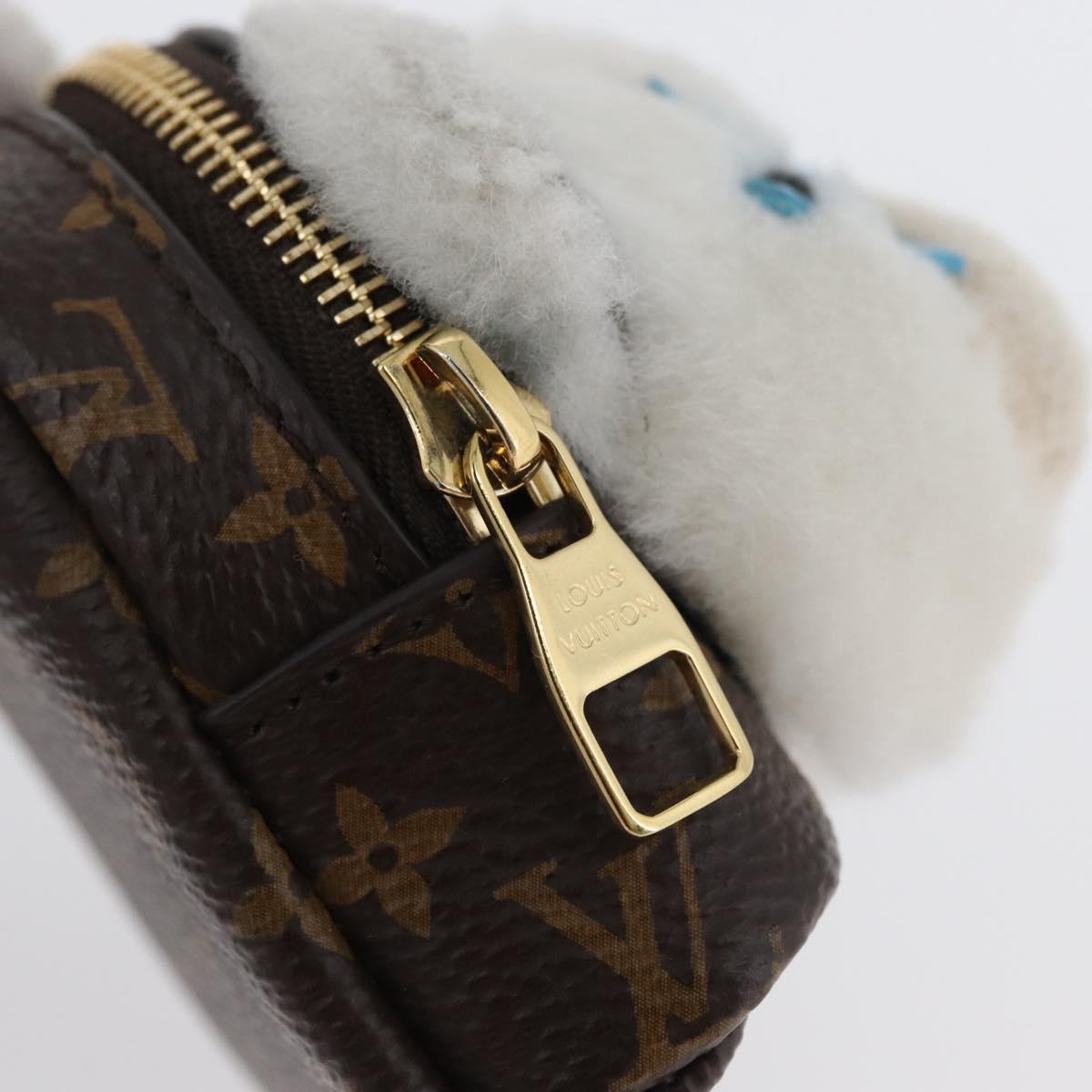 LOUIS VUITTON Monogram Adorable Bear Charm M02128 LV Auth 168254SAM