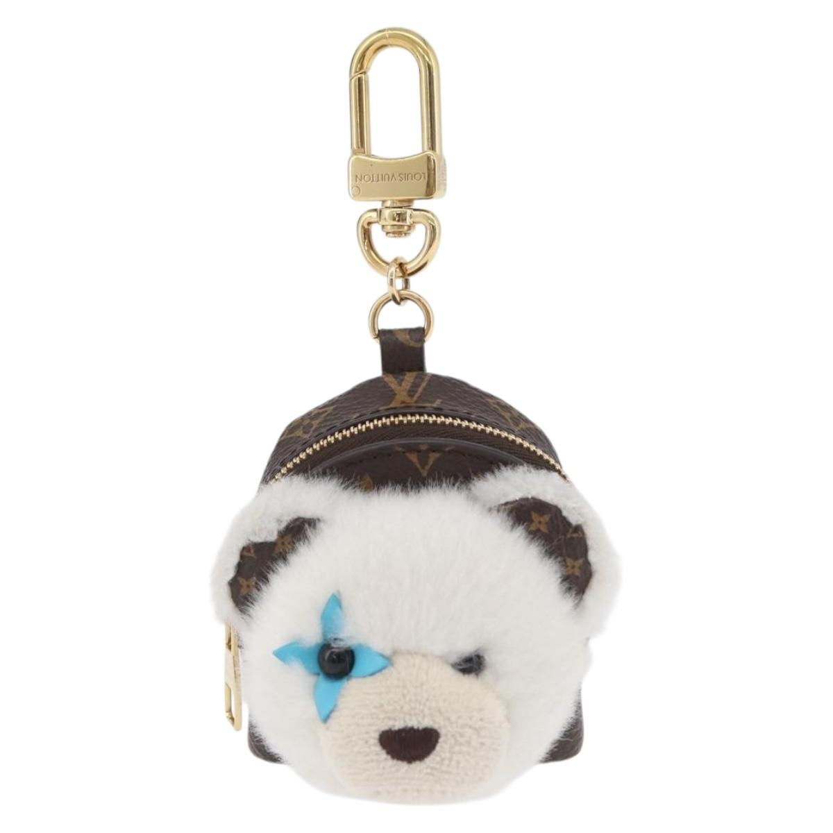 LOUIS VUITTON Monogram Adorable Bear Charm M02128 LV Auth 168254SAM