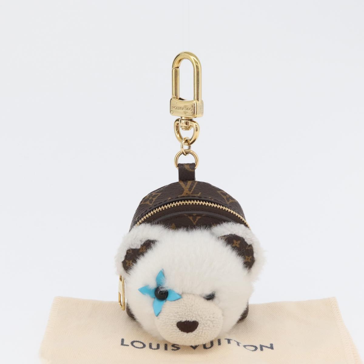 LOUIS VUITTON Monogram Adorable Bear Charm M02128 LV Auth 168254SAM