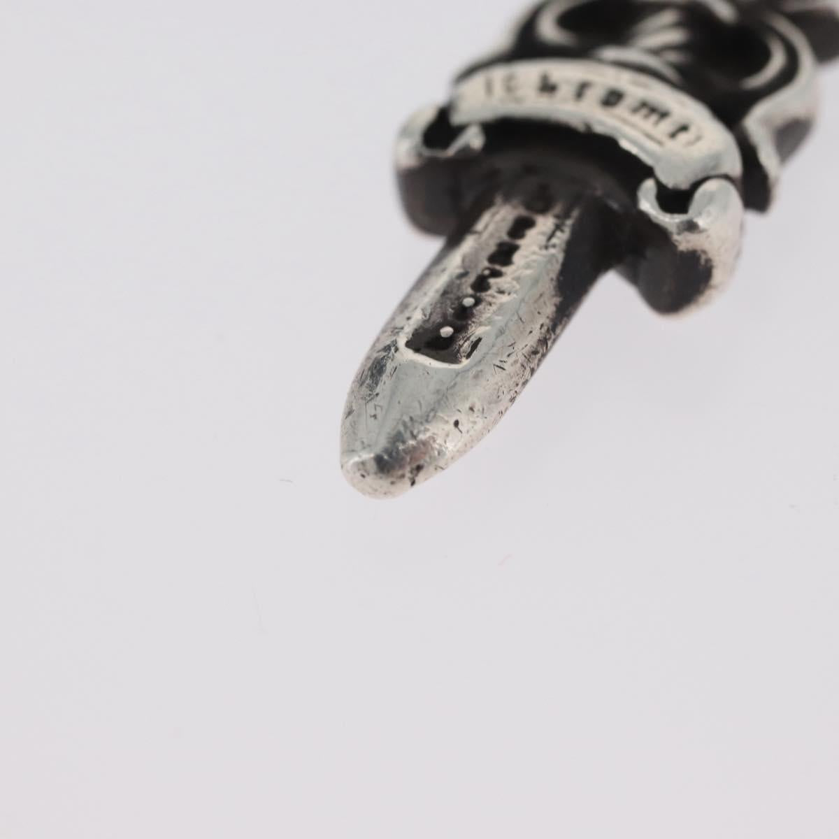 Chrome Hearts Dagger Charm Pendant Top Ag925 Silver Auth 168256SM