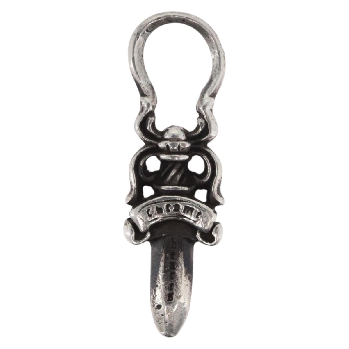 Chrome Hearts Dagger Charm Pendant Top Ag925 Silver Auth 168256SM