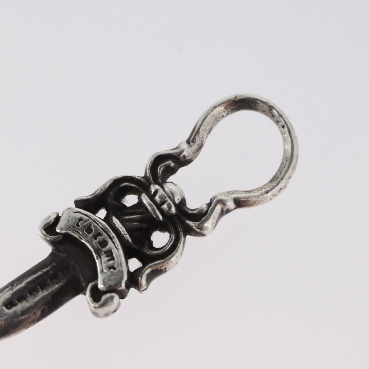 Chrome Hearts Dagger Charm Pendant Top Ag925 Silver Auth 168256SM
