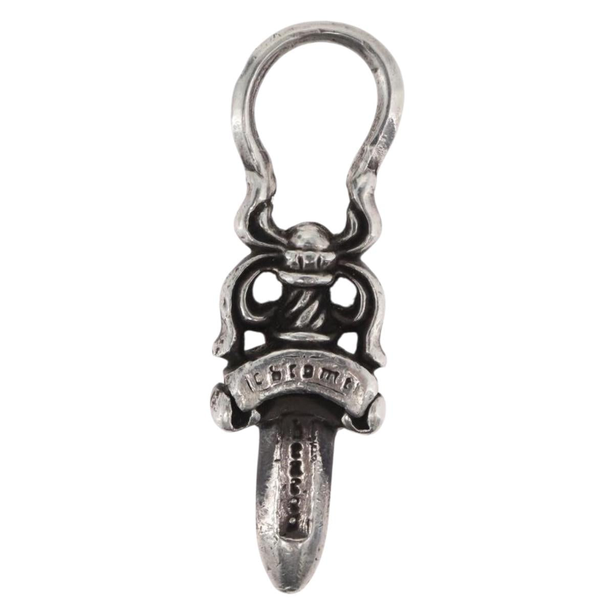 Chrome Hearts Dagger Charm Pendant Top Ag925 Silver Auth 168256SM