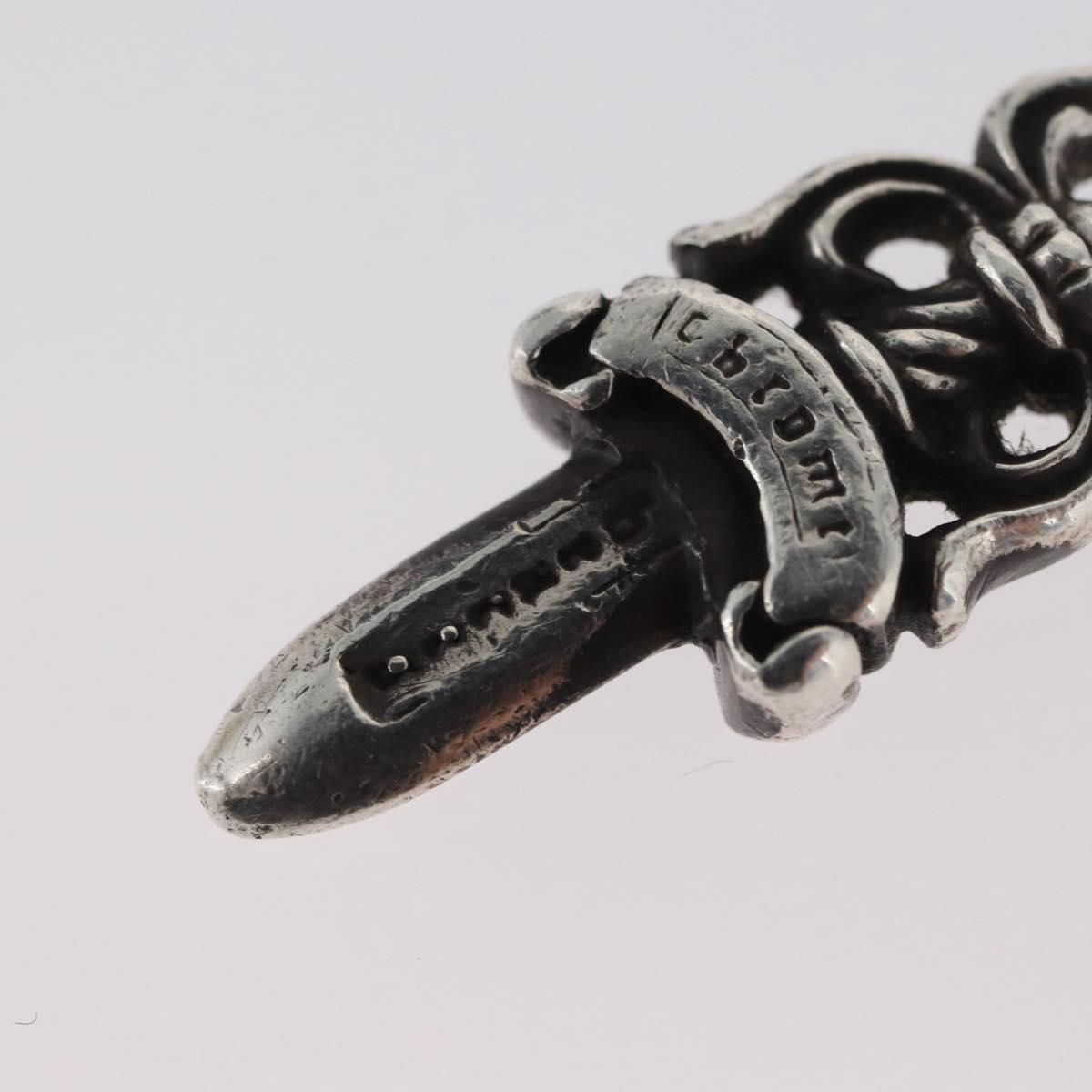 Chrome Hearts Dagger Charm Pendant Top Ag925 Silver Auth 168256SM