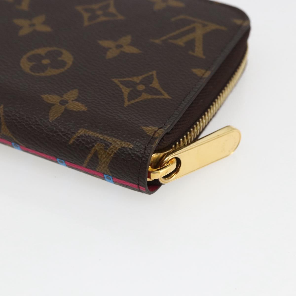 LOUIS VUITTON Monogram Vivienne Zippy Wallet Long Wallet M69750 Auth 168259SAM