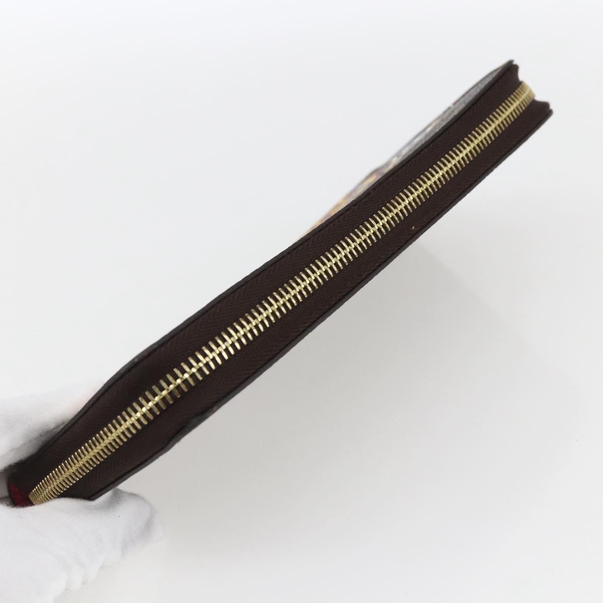 LOUIS VUITTON Monogram Vivienne Zippy Wallet Long Wallet M69750 Auth 168259SAM