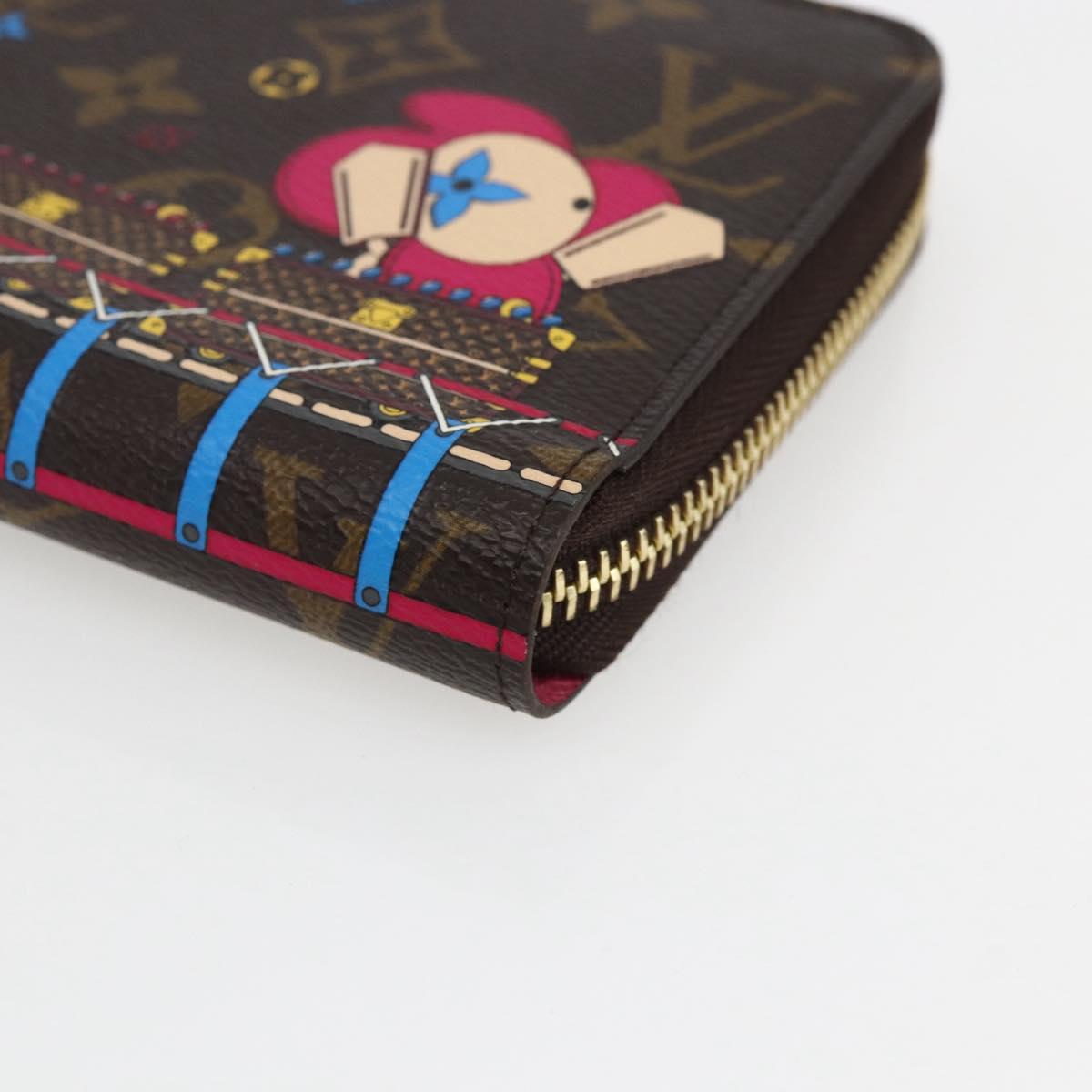 LOUIS VUITTON Monogram Vivienne Zippy Wallet Long Wallet M69750 Auth 168259SAM