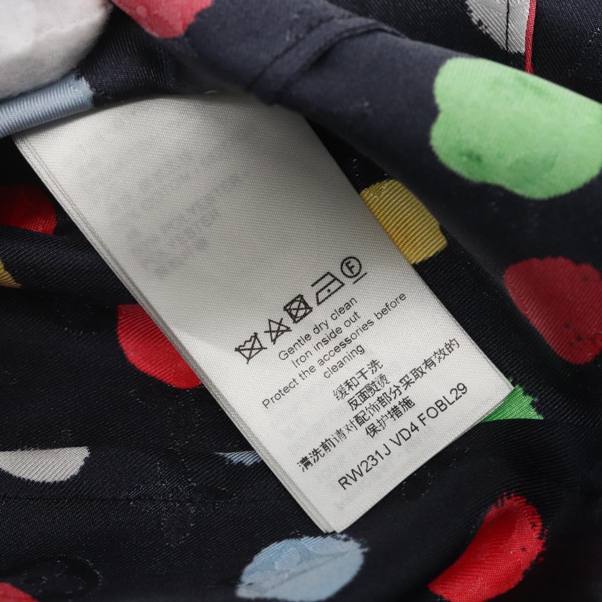 LOUIS VUITTON Monogram Eclipse LV x YK Pajamas Silk Black LV Auth 168263M