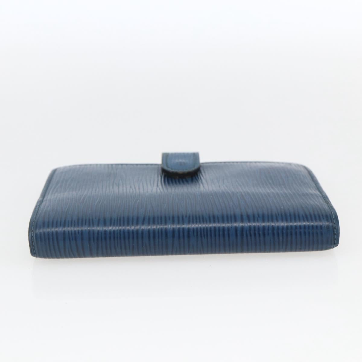 LOUIS VUITTON Epi Agenda PM Day Planner Cover Blue R20055 LV Auth 168266