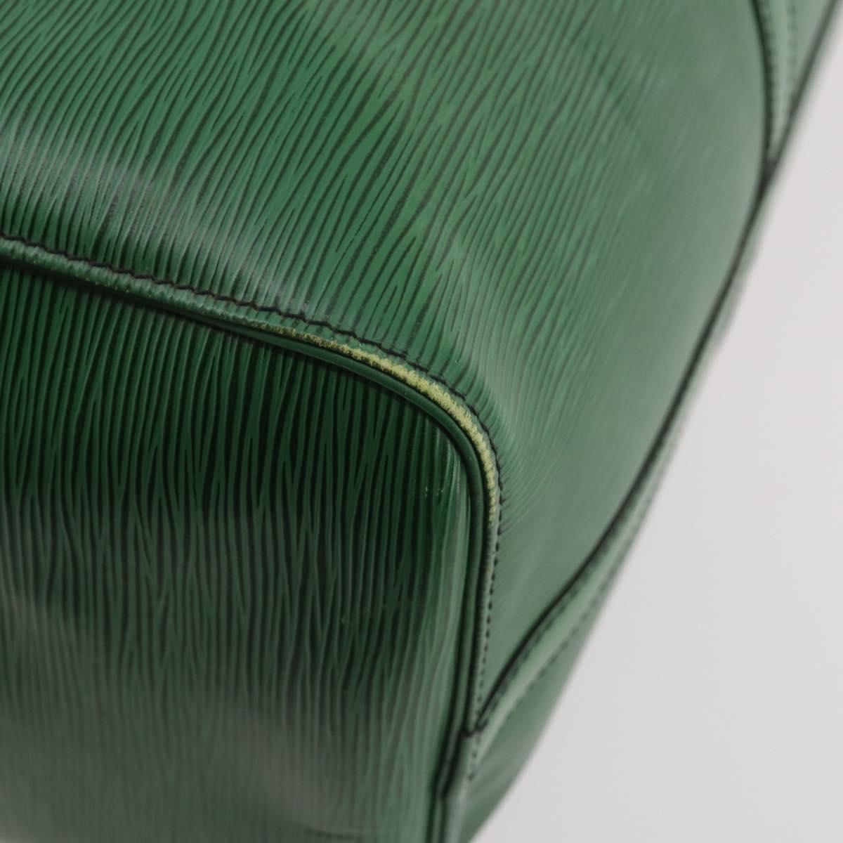 LOUIS VUITTON Epi Keepall 45 Boston Bag Green M42974 LV Auth 168281