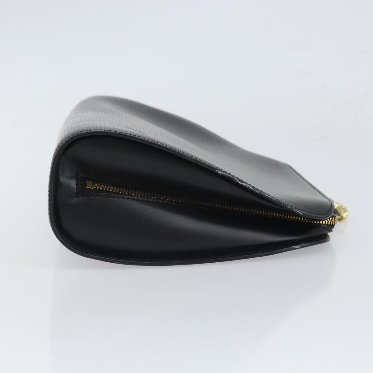 LOUIS VUITTON Epi Dauphine GM Cosmetic Pouch Black M48432 LV Auth 168282