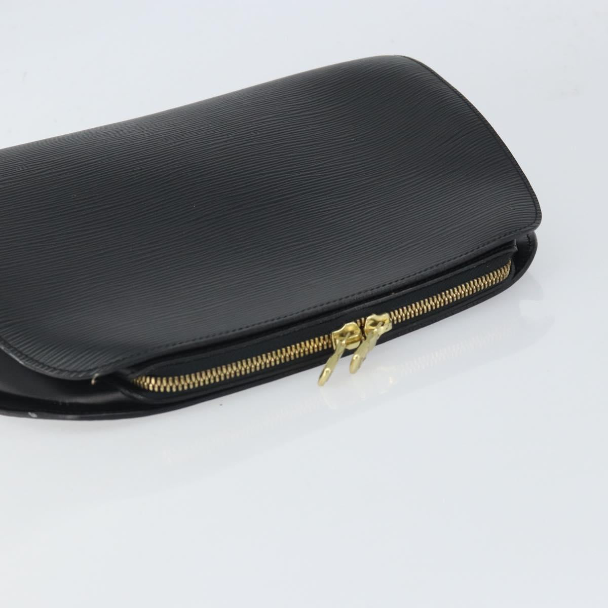 LOUIS VUITTON Epi Dauphine GM Cosmetic Pouch Black M48432 LV Auth 168282