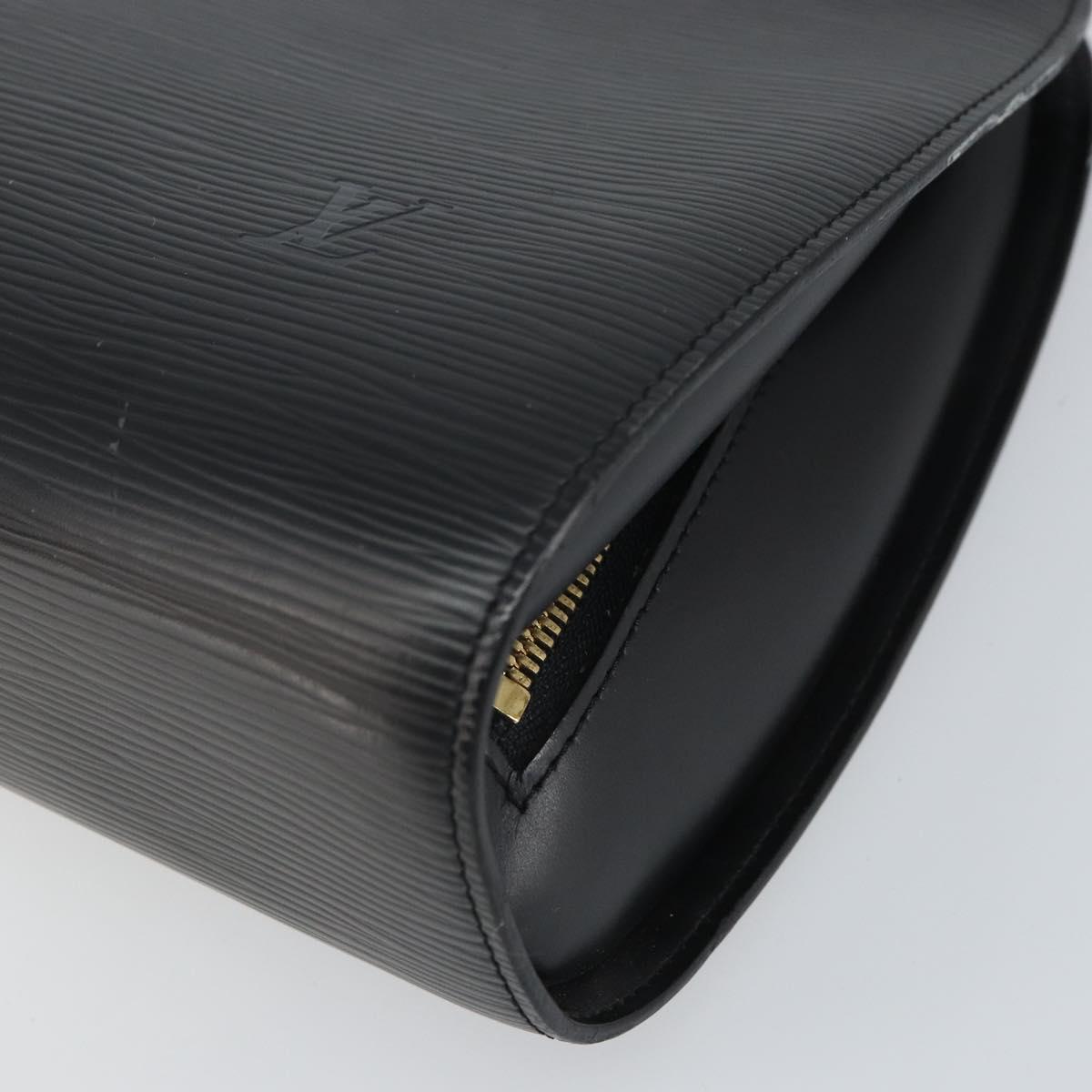 LOUIS VUITTON Epi Dauphine GM Cosmetic Pouch Black M48432 LV Auth 168282