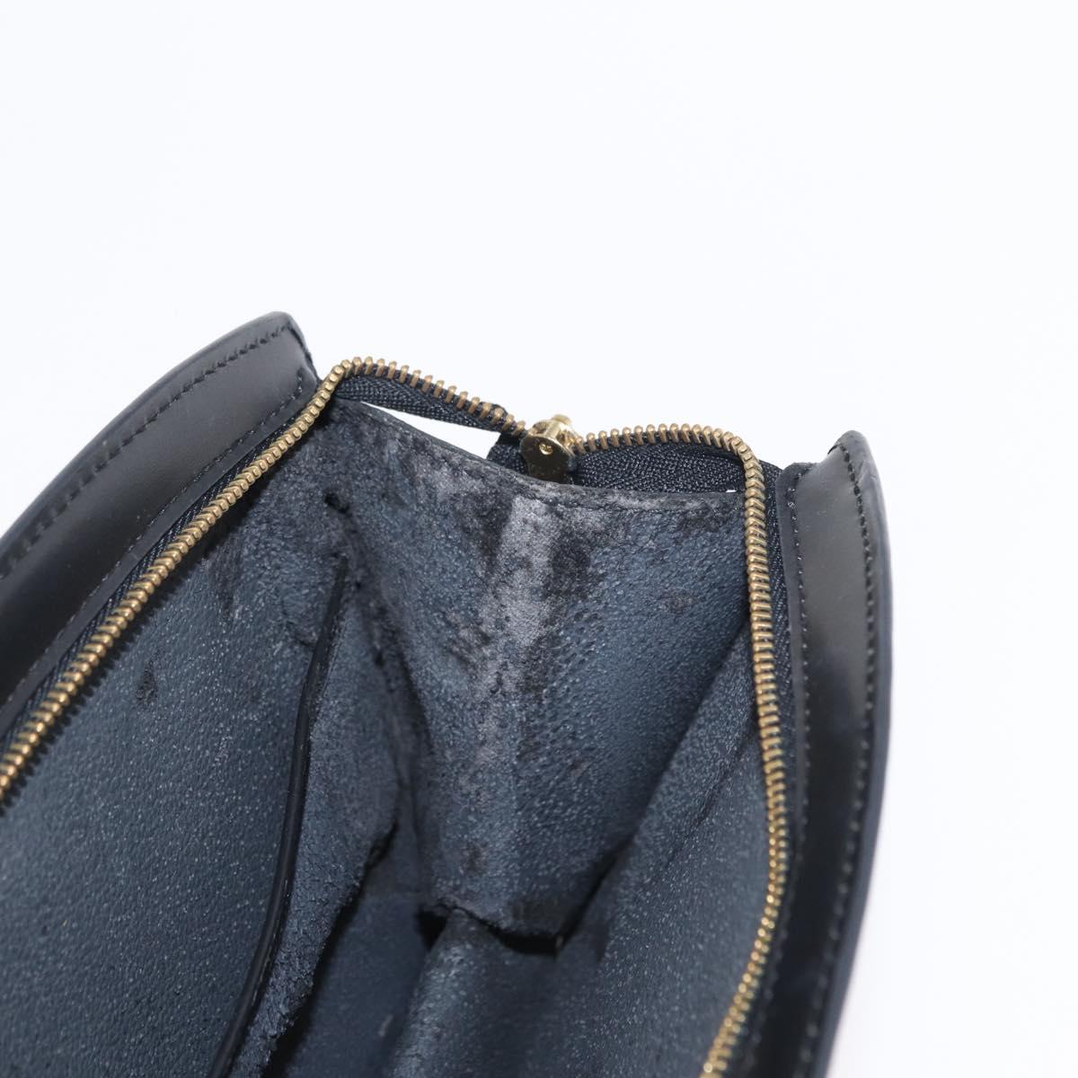 LOUIS VUITTON Epi Trousse Crete Pouch Black M48402 LV Auth 168283