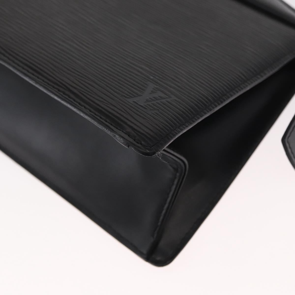 LOUIS VUITTON Epi Trousse Crete Pouch Black M48402 LV Auth 168283
