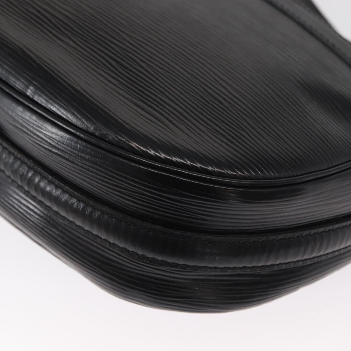 LOUIS VUITTON Epi Jeune Fille MM Shoulder Bag Black M52152 LV Auth 168284