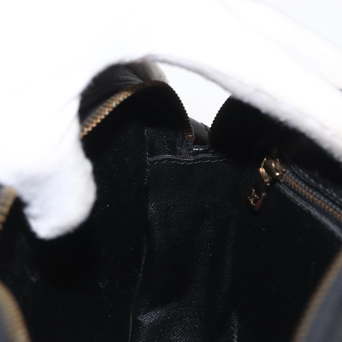 LOUIS VUITTON Epi Jeune Fille MM Shoulder Bag Black M52152 LV Auth 168284