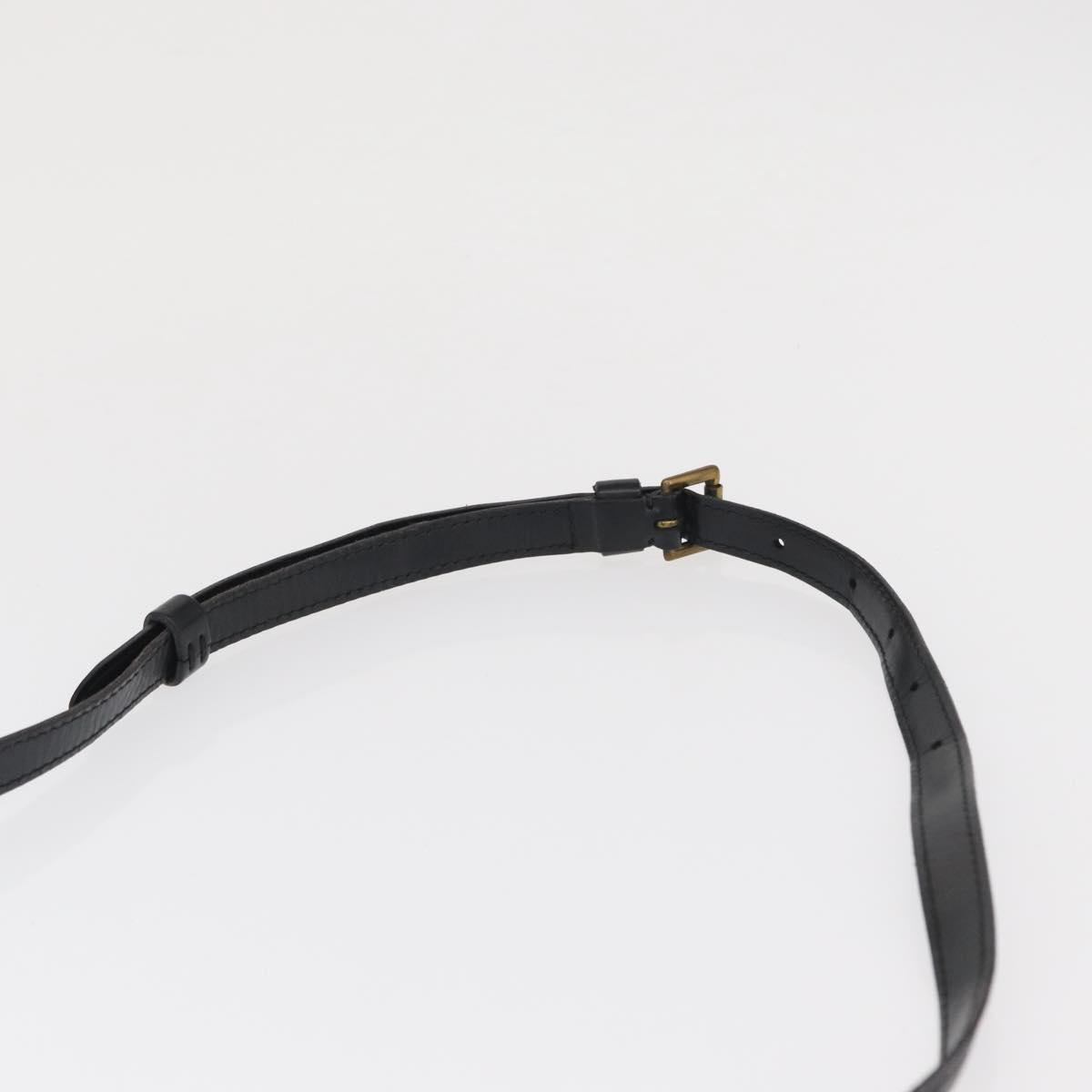LOUIS VUITTON Epi Jeune Fille MM Shoulder Bag Black M52152 LV Auth 168284