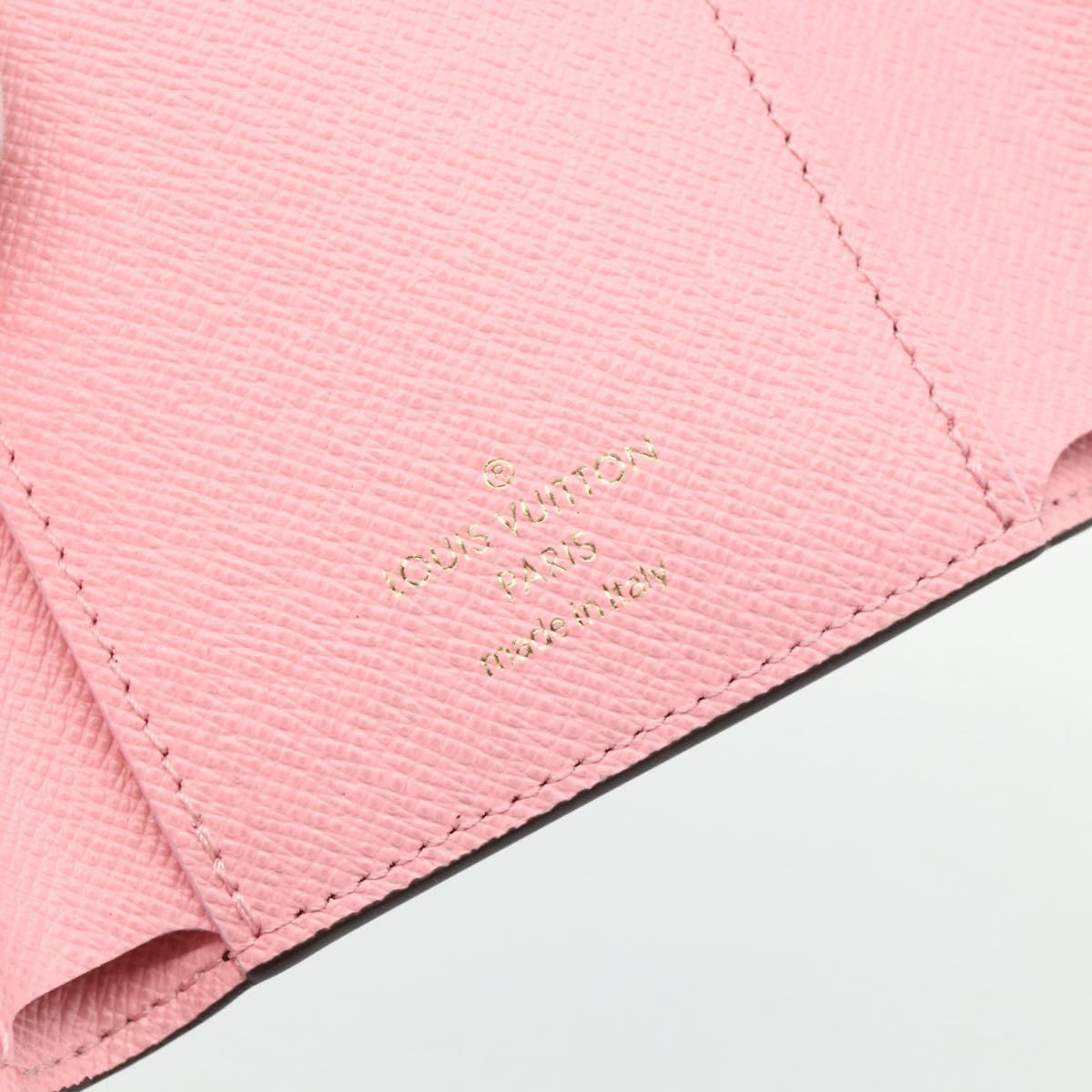 LOUIS VUITTON Monogram Vivienne Portefeuille Victorine Pink M69754 Auth 168298M