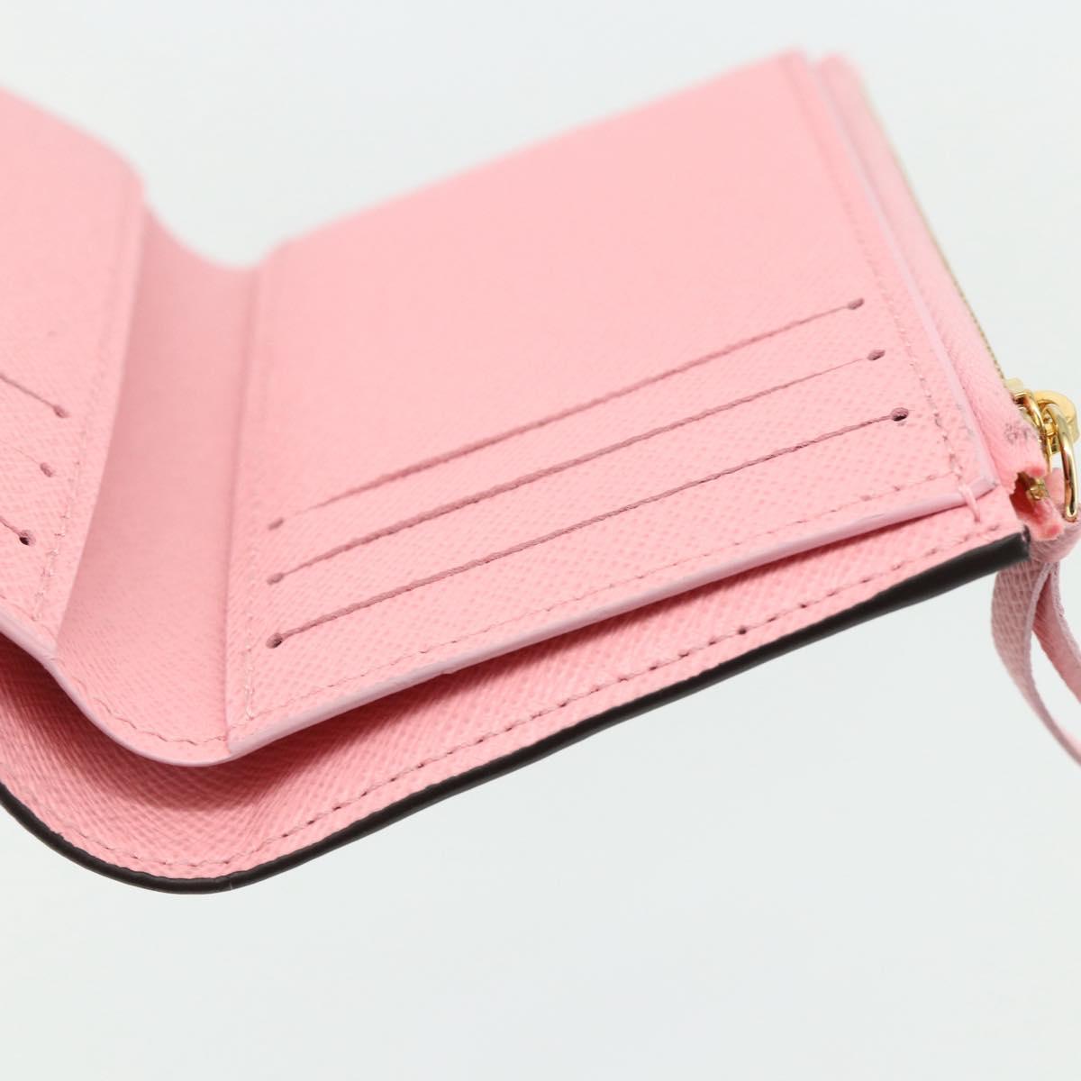 LOUIS VUITTON Monogram Vivienne Portefeuille Victorine Pink M69754 Auth 168298M
