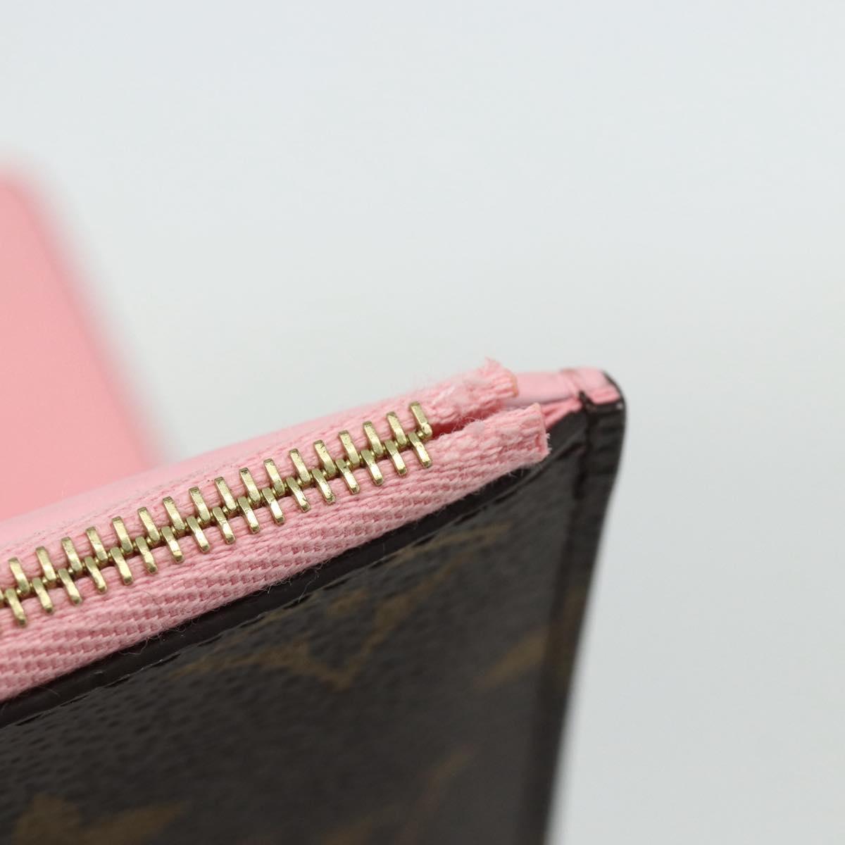 LOUIS VUITTON Monogram Vivienne Portefeuille Victorine Pink M69754 Auth 168298M